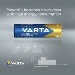 Varta Longlife Pwr Aa Battery Pk40