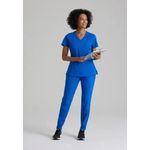 One Racer Scrub Top Ro Blue 2Xl