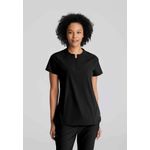 One Flux Scrub Top Black 4Xl