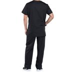 Prof V-Neck Scrub Top Black S