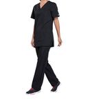 Prof V-Neck Scrub Top Black S