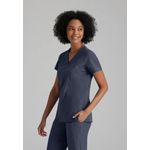 One Racer Scrub Top Steel 4Xl