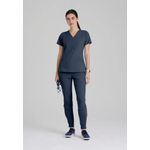 One Pulse Scrub Top Steel 2Xl