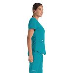 Breeze Womens Scrub Top Teal L