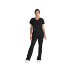 Breeze Womens Scrub Top Black 3Xl