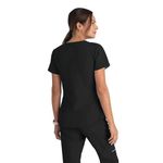 Breeze Womens Scrub Top Black 3Xl