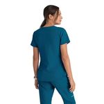 Breeze Womens Scrub Top Bah Blue 3Xl