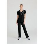 Reliance Womens Scrub Top Black L