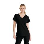 Reliance Womens Scrub Top Black Xl