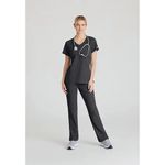 Reliance Womens Scrub Top Pewter L