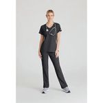 Reliance Womens Scrub Top Pewter 3Xl
