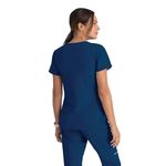 Breeze Womens Scrub Top Navy Xs