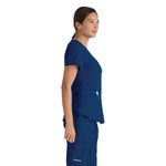 Breeze Womens Scrub Top Navy Xl