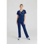 Reliance Womens Scrub Top Navy Xs