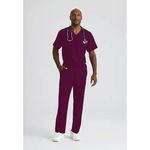 Structure Scrub Trouser Wine Xl