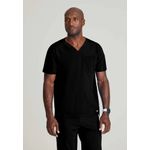One Velocity Scrub Top Black 2Xl