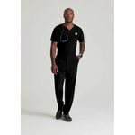 One Velocity Scrub Top Black 4Xl