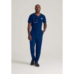 One Velocity Scrub Top Indigo 3Xl