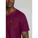 One Velocity Scrub Top Wine 2Xl