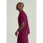 One Velocity Scrub Top Wine 2Xl
