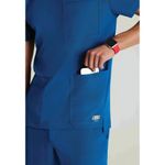 Skt193 Thesis Scrub Top Ro Blue L