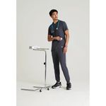 Skt193 Thesis Scrub Top Pewter L