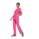 4700 Unisex Scrub Top Shock Pink 2Xs