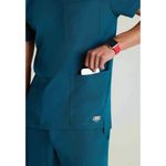 Skt193 Thesis Scrub Top Bah Blue 3Xl