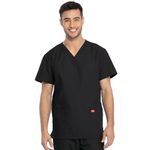 Unisex Scrub Set Top/Trs Black Xl