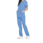 Unisex Scrub Set Top/Trs Ceil 2Xl