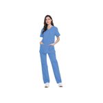 Unisex Scrub Set Top/Trs Ceil S