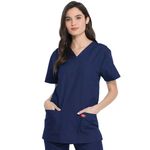 Unisex Scrub Set Top/Trs Navy Xl