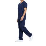 Unisex Scrub Set Top/Trs Navy Xl