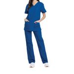 Unisex Scrub Set Top/Trs Ro Blu S