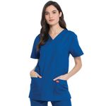 Unisex Scrub Set Top/Trs Ro Blu Xl