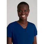 Serene Knit Scrub Top Navy Xl