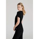 Flow Knit Scrub Top Black Xl