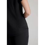 Flow Knit Scrub Top Black Xl
