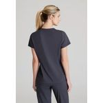 Flow Knit Scrub Top Pewter Xl