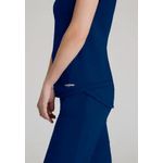 Flow Knit Scrub Top Navy 2Xs
