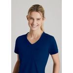 Flow Knit Scrub Top Navy L