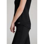 Flow Knit Scrub Top Black 2Xl