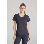 Flow Knit Scrub Top Pewter 4Xl