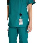 Signature Scrub Top Hunt Green Xl