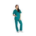 Signature Scrub Top Hunt Green Xl