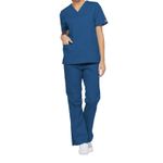 Signature Scrub Top Royal Blue Xl