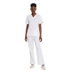 Signature Scrub Top White Xl