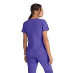 Breeze Womens Scrub Top Grape 4Xl