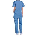 Prof V-Neck Scrub Top Ceil Blue Xs