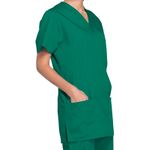 Prof V-Neck Scrub Top Hunt Green M